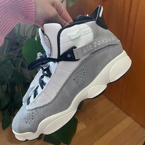 Nike Jordan 6 Rings- LT Smoke Grey/White/Black Sail- BNIB